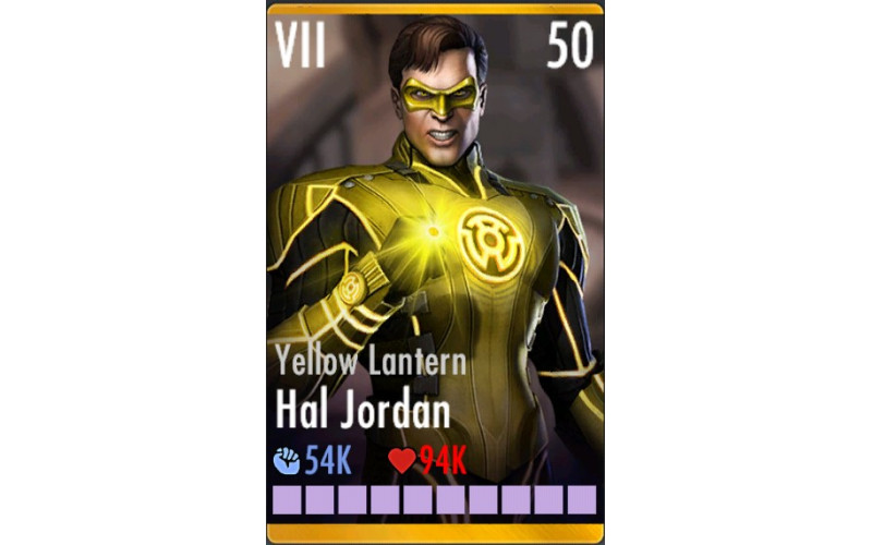 Yellow Lantern Hal Jordan